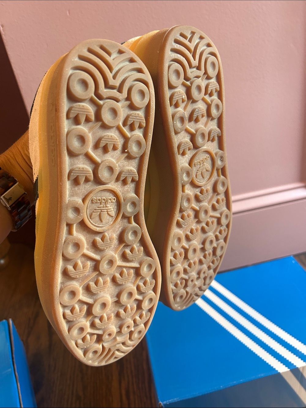 Adidas Light Pink Gazelle Bold Sneakers - Picture 5 of 6